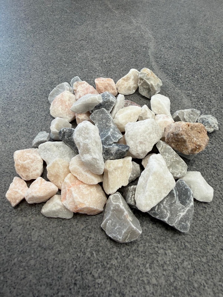 Marble Aggregate Frozen Pink Crushed | Rock Unique - a trading style of ...